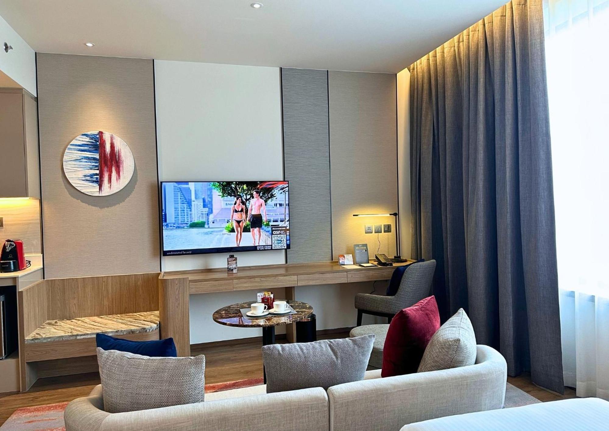 Ascott Embassy Sathorn Bangkok酒店 外观 照片 A living room in a hotel